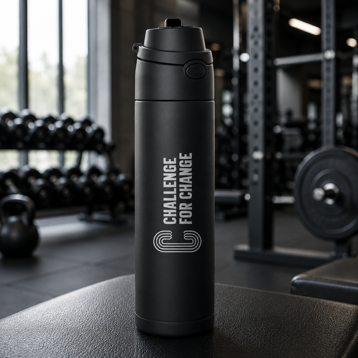 Challenge for Change Recycled Stainless Steel Vacuum Bottle – 500ml